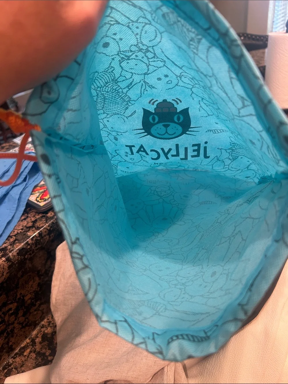 Jelly Cat drawstring dust bag